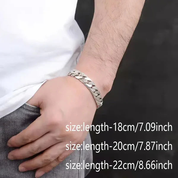 Premium Stainless Steel Cuban Link Bracelet